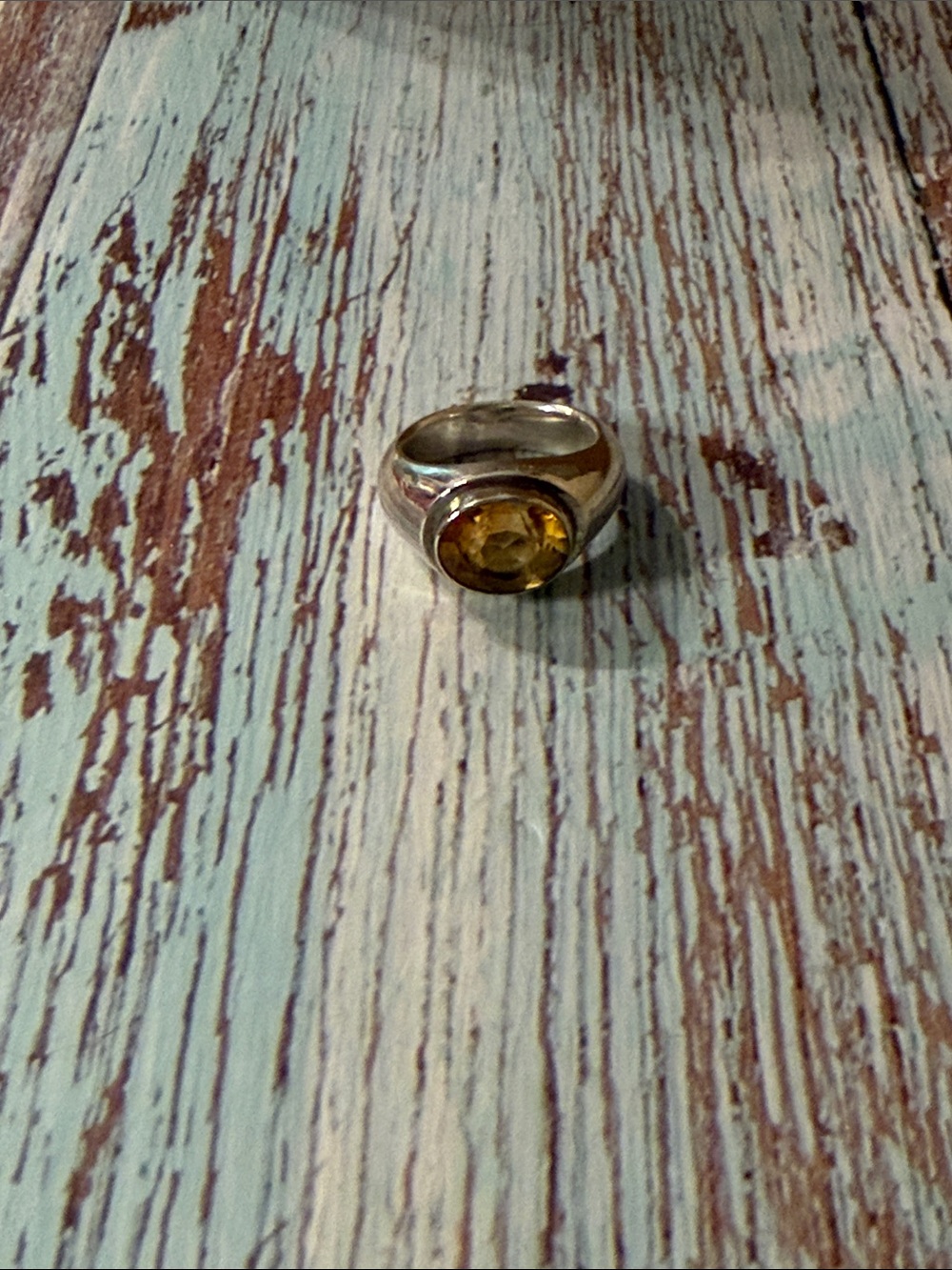 Citrine 925 ring 6.5